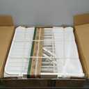 FXW Garden Fence Panels for Yard, No Dig Metal Fence Border, Heavy Duty Metal, 24 inch High 15 ft Long in Total, WhitePatented