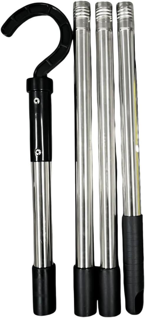 Hook for Robotic Pool Maintenance Tool Pool Maintenance Tool Hook Easy Use for Vacuum Swimming Cleaning Accessory, 4 Sections