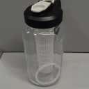 Heavy Duty Mason Jar Fruit Infuser Water Pitcher, Leak-proof Glass Pitcher with Filter Lid, Wide Mouth Glass Jar - 2 Quart