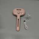 Cat Steam Brush - Anti-Static Rechargeable Steamy Brush for Cats and Dogs, Removes Flying Hair with Release Button and Tank - Pink