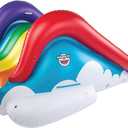 BigMouth Inc. Rainbow Inflatable Pool Slide, Blow Up Water Slide for Kids, Fun Swimming Pool Toy, Holds 200 Pounds