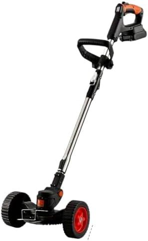 1pc Foldable Electric Lawn Mower with High-Capacity Lithium Battery - Easy Fold, Detachable Trimmer, Cordless & Versatile - Your Yard Care Essential