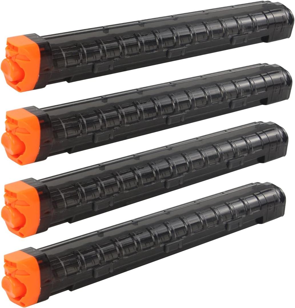 BOROLA 4Pcs Replacement Reload Clip 12-Round Refill Magazine Reload Clip Compatible for Nerf Rival Apollo XV-700 Rival Zeue XV-1200 (Black)