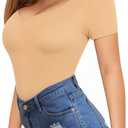 MANGOPOP Women's T Shirt Sweetheart V Neck Long Sleeve Short Sleeve Basic Tight Tops Tee