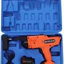 Handheld Rebar Tying Machine, 13200mAh 30-60mm Reinforcing Tying Strapping Machine Automatic Rebar Tier Tool with 2 Lithium-ion Batteries