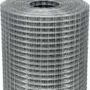 Hardware Cloth 1/2 in. x 4 ft. x 100 ft. 19-Gauge, Wire Mesh Roll, Chicken Wire Fence, Gopher Mesh, Garden Fencing, Chicken Wire Fence Roll, Tree Guard, Critter Fence, Welded Wire Fencing