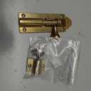 Solid Cast Brass Barrel Bolt, Antique Brass Door Slide Latch Lock, Heavy Duty Gate Sliding Bolt Latch