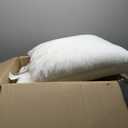 Utopia Bedding Throw Pillows (Set of 4, White), 18 x 18 Inches Pillows for Sofa, Bed and Couch Decorative Stuffer Pillow