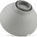 Ultimate Grease Drainer & Food Strainer Heat Resistant Silicone Colander for Ground Beef, Bacon, Pasta & Vegetables, Fits Pans, Cans & Jars, Dishwasher Safe