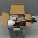 Bonsenkitchen Hand Blender, Immersion Blender with 2 Mixing Speed, Electric Handheld Mixer Portable Stick Mixer with Stainless Steel Blades for Soup, Smoothie, Puree, Baby Food