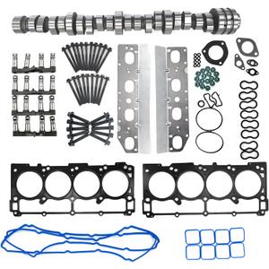 5.7L V8 MDS Hemi Camshaft and Lifters Set With Engine Head Gaskets kit, Compatible with 2009-2022 Chrysler Jeep Commander Grand Cherokee Dodge Durango, Replaces# 53021720AB 53022372AA