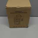 Portable Big Bluetooth Speakers with Light, Wireless with Subwoofer, FM Radio, LED Lights, EQ, Booming Bass, Bluetooth 4.2 Stereo Loud Outdoor/Indoor Retro, for Home, Camping, Travel, Black