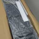 6-Tier Foldable Storage Shelves with Wheels, Folding Metal Shelf Unit, Folding Bookshelf no Assembly, Collapsible Shelves for Craft Shows for Kitchen, Bedroom, Living Room, Black