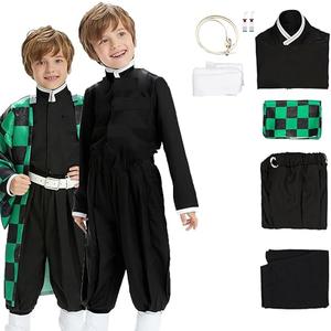 Kids Costume Anime Cosplay Kimono Outfit Halloween Uniform, Large