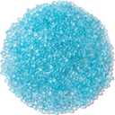 Keedolla 0.9 LB Ice Blue Sea Glass Marbles Stones Frosted Glass Pebbles Gemstones for Aquarium Rocks, Fish Tank Gravel, Vase Fillers, DIY Crafts
