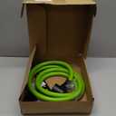 Kanayu 10FT 50Amp 6AWG NEMA 6-50P to 6-50R Welder Extension Cord 50Amp Power Extension for Welding Machines 50A 250Volt 3-Prong 6 Gauge Heavy Duty Welding Cable, ETL Listed (Green)