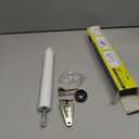 Pneumatic Screen and Storm Door Closer Kit, Heavy Screen Door Closers Closure forScreen Doors and Storm Doors Hardware Replacement, with Bracket & Parts(White)