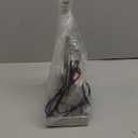 21" Set of 2 Touch Control Table Lamps with 2 USB & AC Outlets, 3-Way Dimmable Modern Nightstand Lamps for Bedroom Living Room Office Reading, White Shade Bedside Lamps, 5000K LED Bulbs Included. (White Linen & Brushed Nickel(Base)-5000K)