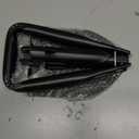 DARTMOOR Mini Folding Shovel High Carbon Steel, Portable Lightweight Outdoor Tactical Survival Foldable Mini Shovel, Entrenching Tool, Camping, Hiking, Digging, Backpacking, Car Emergency (18.1", Black)