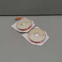 2 Pack 1-Y "Expiration Date" Permanent Paper Label, 1 9/16" x 3/8", Red, Pack of 1000