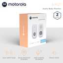 Motorola Nursery Baby Monitor Audio Only, No WiFi, Long Range AM21 with Private Connection, Cry Detection, Volume Control, Portable Parent Unit, Ideal for Safe Monitoring