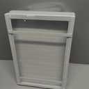 2 Pack Expandable Kitchen Cabinet Shelves Organizers, Stackable Adjustable Small Storage Shelf Rack Stand Riser for Pantry Cabinet Cupboard Kitchen Counter Organization, 22 lbs Capacity, Length:20.5" (White)