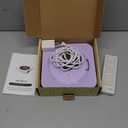 CD Player Portable Bluetooth 5.1 Desktop CD Player with HiFi Sound Speakers,Remote Control,Dust Cover,LED Display,Boombox FM Radio,USB/AUX for Home,Kids (Purple)