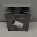 Mini Projector,Upgraded Smart 4K Projector with Wifi 6 and Bluetooth 5.4,Portable Projector with Android 11, Automatic Keystone Correction,180 Degree,130 Inch Display (White)