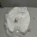 American Standard 5901100.020 Commercial Elongated Open Front Toilet Seat with Stainless Steel Hinge, White