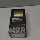 N9R 72PCS Gold Plastic Forks, Solid, Durable and Heavy Duty Plastic Forks, Perfect Utensils for Parties, Thanksgiving, Christmas and Daily Use