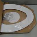 Bemis 1500EC 390 Lift-Off Wood Elongated Toilet Seat, Cotton White (Pack of 1)