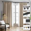 Matte Black Double Curtain Rods 72-144 Inches, Adjustable Double Window Rod with Modern End Cap, Heavy Duty 1-Inch Front and 5/8 Inch Back Telescoping Double Drapery Rod