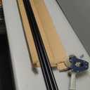 Umbra Cappa Double Curtain Rod, Includes 2 Matching Finials, Brackets & Hardware, 66 to 120-Inch, Black