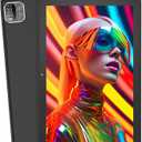 10 inch Tablet Android OS, 64GB, 1TB Expandable, 1280 * 800 HD IPS Display, Dual Camera, Quad-Core Processor, 6000mAh, Bluetooth,Type-C (Black)