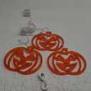 Halloween Window Lights, 48 LED 3 Orange Pumpkin Halloween Lights with Timer, 8 Modes Waterproof USB and Battery Operated Hanging Light for Outdoor Indoor Patio Party Home Decorations