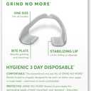 Plackers Grind No More Night Guard, Nighttime Protection for Teeth, Sleep Well, BPA Free, Ready to Wear, Disposable, One Size Fits All, 10 Count