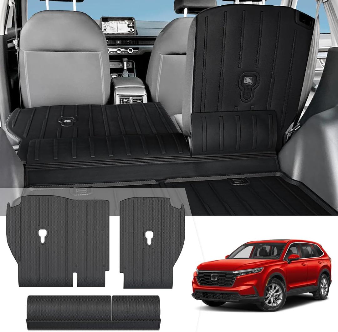 Backrest Mats for Honda CRV 2026 2025 2024 2023 Car Mat Accessories, All Weather TPE Seat Back Portectors for CR-V Gas Hybrid(Backrest Mats)
