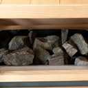 Smartmak Replacement Sauna Rocks, 33 LB Box of Sauna Heater Volcanic Stones for Indoor Outdoor Traditional Steam Saunas