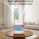 Dreo Smart Humidifiers for Bedroom, Top Fill 4L Supersized Humidifier Large Room with 28 dB, 36H Runtime, Touch/APP/Voice Control, Nightlight, Cool Mist Humidifiers for Baby, Plants, Indoor, Grey