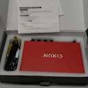 2x2 USB-C Audio Interface for PC/Mac Recording, 24-bit/192kHz, Dual TS/XLR Inputs, +48V Phantom Power, Studio/Podcast/Streaming(Matte Red)