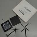 RattanView Artifact Display Stand Mask Display Holder Adjustable Metal Puppet Sculpture Stand for Figurines Ushabtis African Masks Pre Columbian (2.5x2.5x3inch)