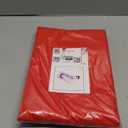 Pioggia Vinyl Tablecloth with Flannel Backing Oblong Waterproof Oil-Proof Plastic Table Cloth Wipeable PVC Table Cover for Indoor and Outdoor (Red, 60 x 102 Inch)