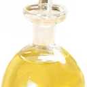 ELETON Cylindrical 16 oz Olive Oil Dispenser Bottle Glass with No Drip Spout -Olive Oil & Vinegar Dispenser Glass Cruet Decanter- Glassware Seal Handicraft Easy Clean Drip Free Bottles for Kitchen (Clear)