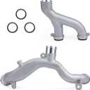 MITZONE Upgraded Coolant Pipe Water Outlet Compatible with 2010-2023 Land Rover Range Rover (Sport) LR4 Discovery Range Rover Velar Jaguar XJ XF XE F-Type F-Pace 3.0L 5.0L Supercharged