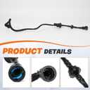 Evap Purge Valve, Carbon Canister Solenoid Valve with Tube Fit for Volvo XC90 XC60 V90 V60 S90 S60, 2016-2021 Replace 32312435 32312435 Emissions SystemEvaporator Tube Pipe Hose