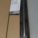 Industrial Curtain Rods 18 to 88 in,Blackout Curtain Rod,Adjustable Length,1 in Diameter Pipe,Wall or Ceiling Mounted,for Bedroom and Living Room (Antique Silver 18 to 88)