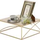 NUPTIO Cupcake Stand Dessert Display: 12 Inch Cake Holder Metal Food Pedestal Stands Gold Food Risers for Wedding Party Christmas Birthday Event Graduation Table Decor Square Buffet Fruit Plant Stand