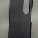 Samsung Galaxy Z Fold7 Silicone Phone Case, Protective Cover with Stand, Secure Grip, Soft, Comfortable Design, US Version, Black