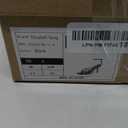 Elisabet Tang Womens Square Toe Heeled Sandals,4.3 inch Square Toe Thong Strappy Ankle Strap Stiletto Heel Sandals Wedding Dress Party Shoes (6, Black)