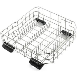 Allstare WD28X26099 WD28X34744 Dishwasher Lower Rack Replacement Parts for GE Dishwasher Parts GDF510PSR3SS GDF510PSM0SS GDF535PSR0SS Lower Dishrack Assembly GE Dishwasher Bottom Rack 1 Pack, 21.6" x 20.7" x 8" WD28X26099
